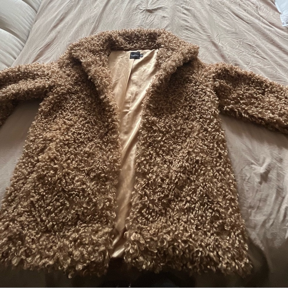 Fuzzy boohoo jacket